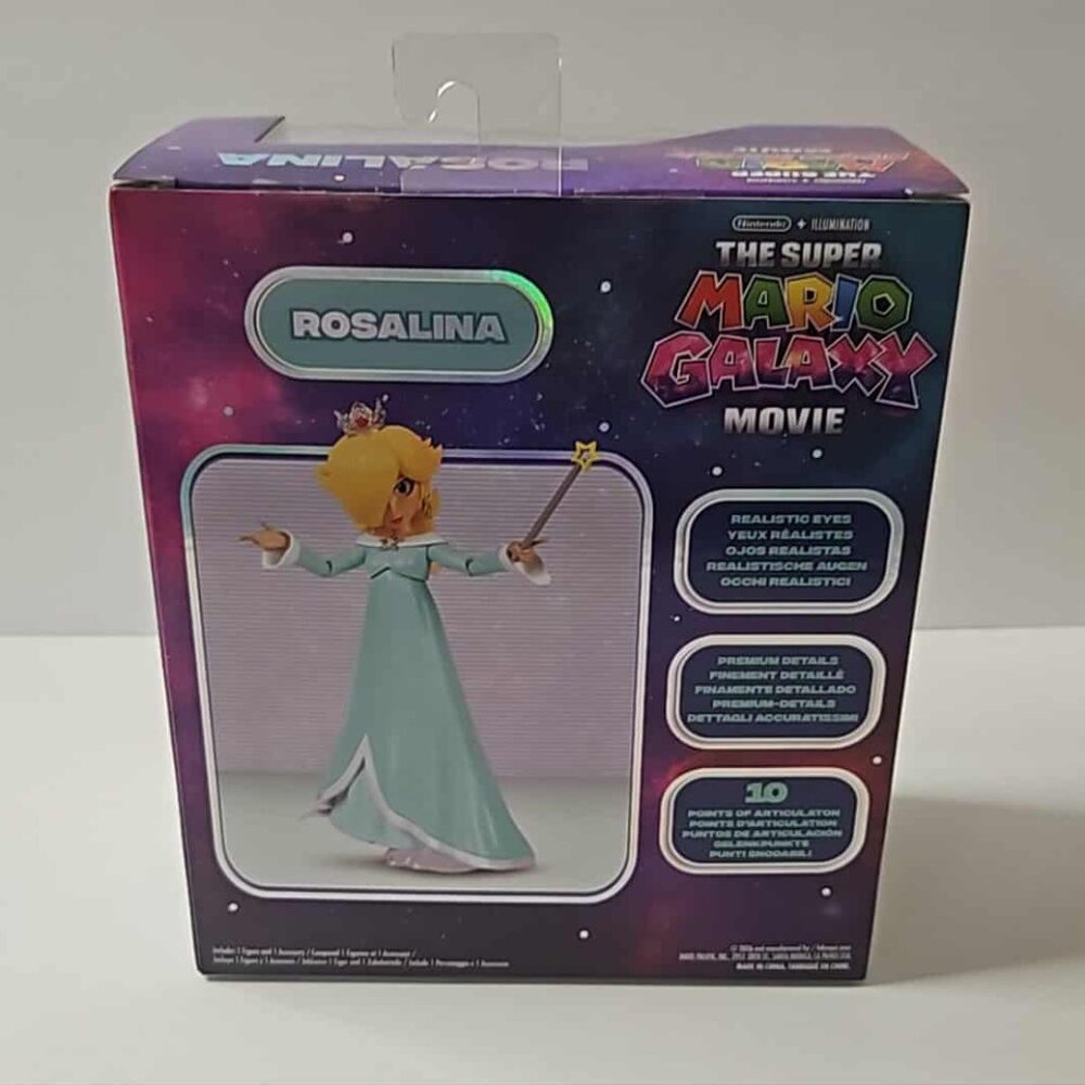 Rosalina The Super Mario Galaxy Movie Jakks Pacific 5” Action Figure - Picture 3 of 4
